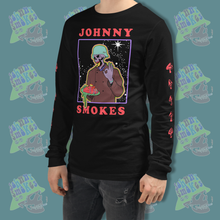 Load image into Gallery viewer, Johnny Smokes in Space Long Sleeve