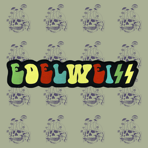 Edelweiss- Woven logo back patch