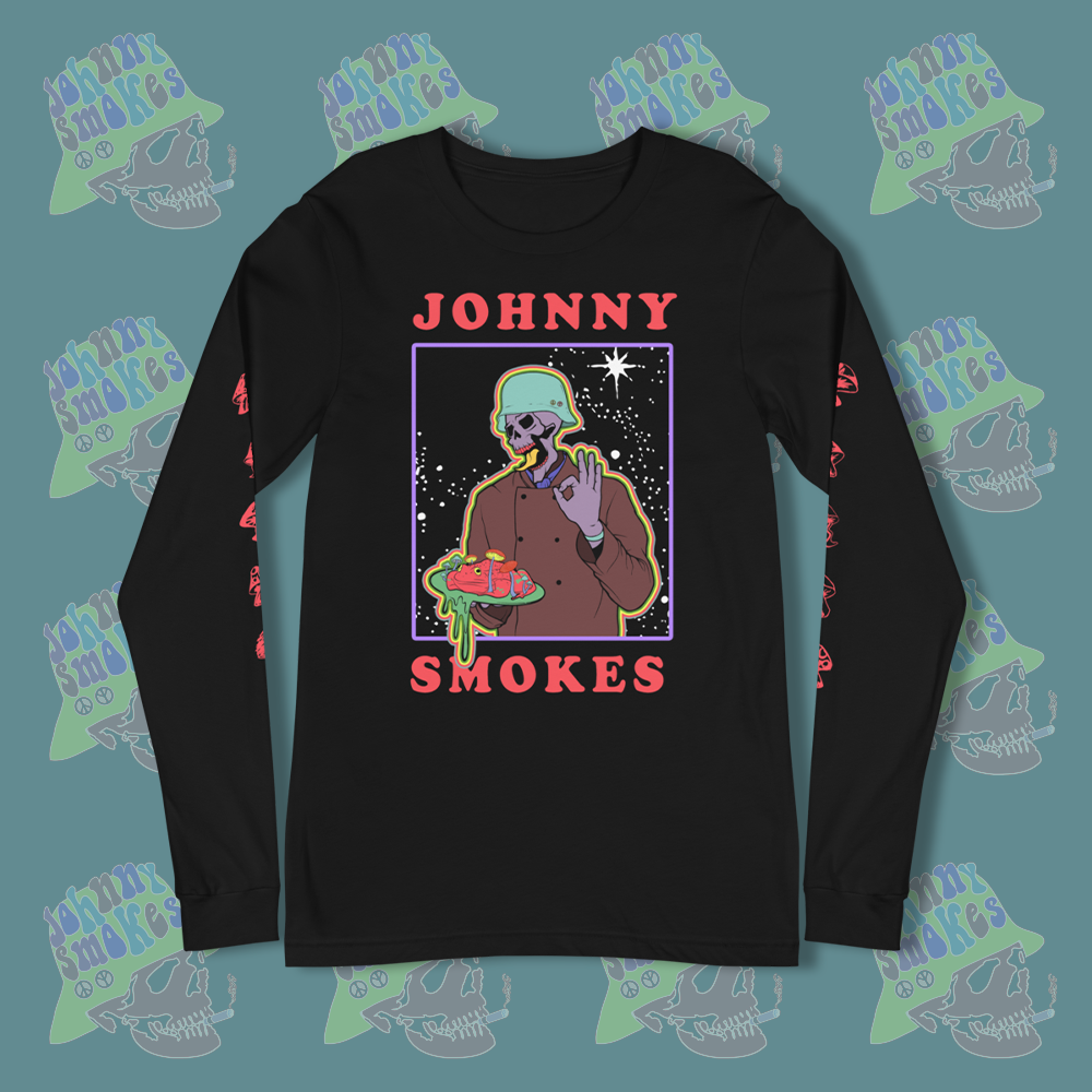 Johnny Smokes in Space Long Sleeve